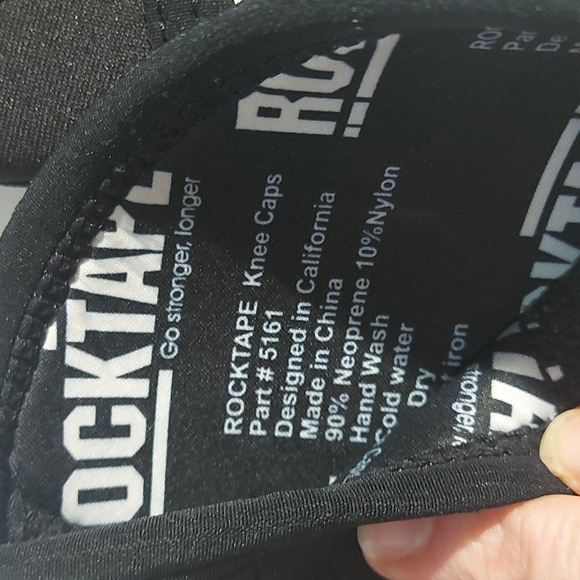 Rock Tape Weight Lifting Sleeve Knee Cap Pads Captain America Size S - Picture 5 of 6